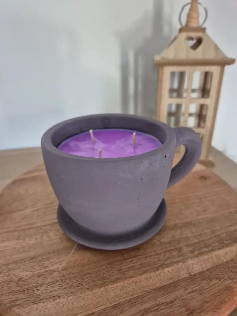 Grande Tasse mauve - Lavande 