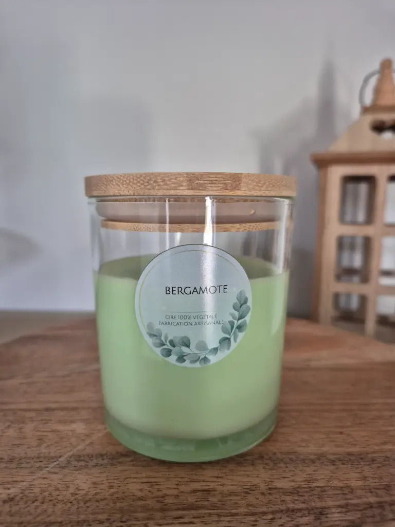 Grande Bougie Bergamote 