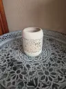 Lanterne métal Crème