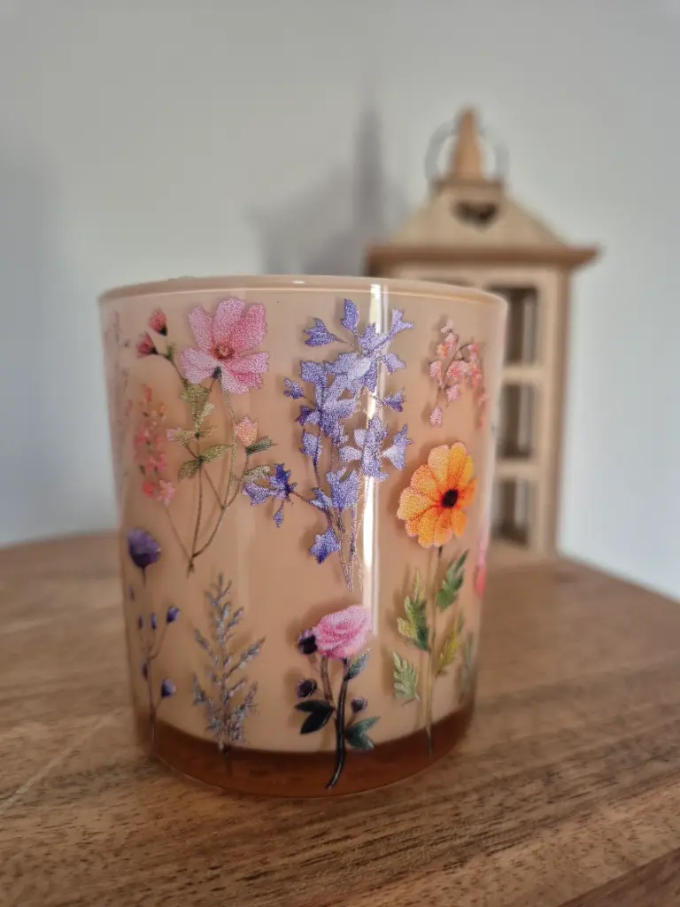 Photophore coulé - Cassis Freesia