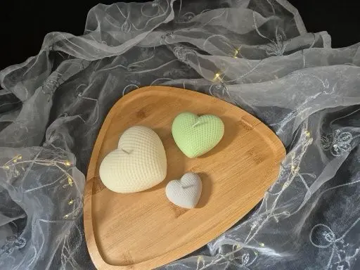 Coffret Coeur vert pâle