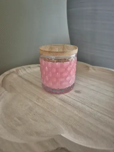 Photophore gaufré Sable chaud