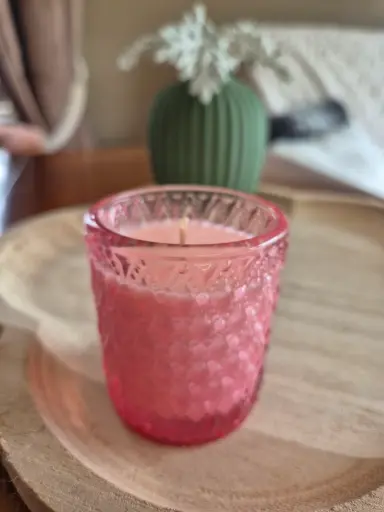 Photophore Crème glacée Cerise