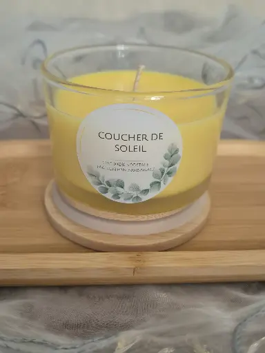 Bougie Coucher de Soleil