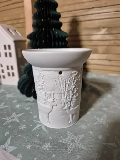 Brûle-parfum hiver (cerf)